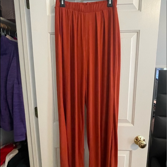 Rust Windsor Wide leg pants - Picture 3 of 3